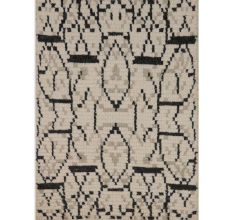 Geometeic Moroccon Oriental Wool Rug
